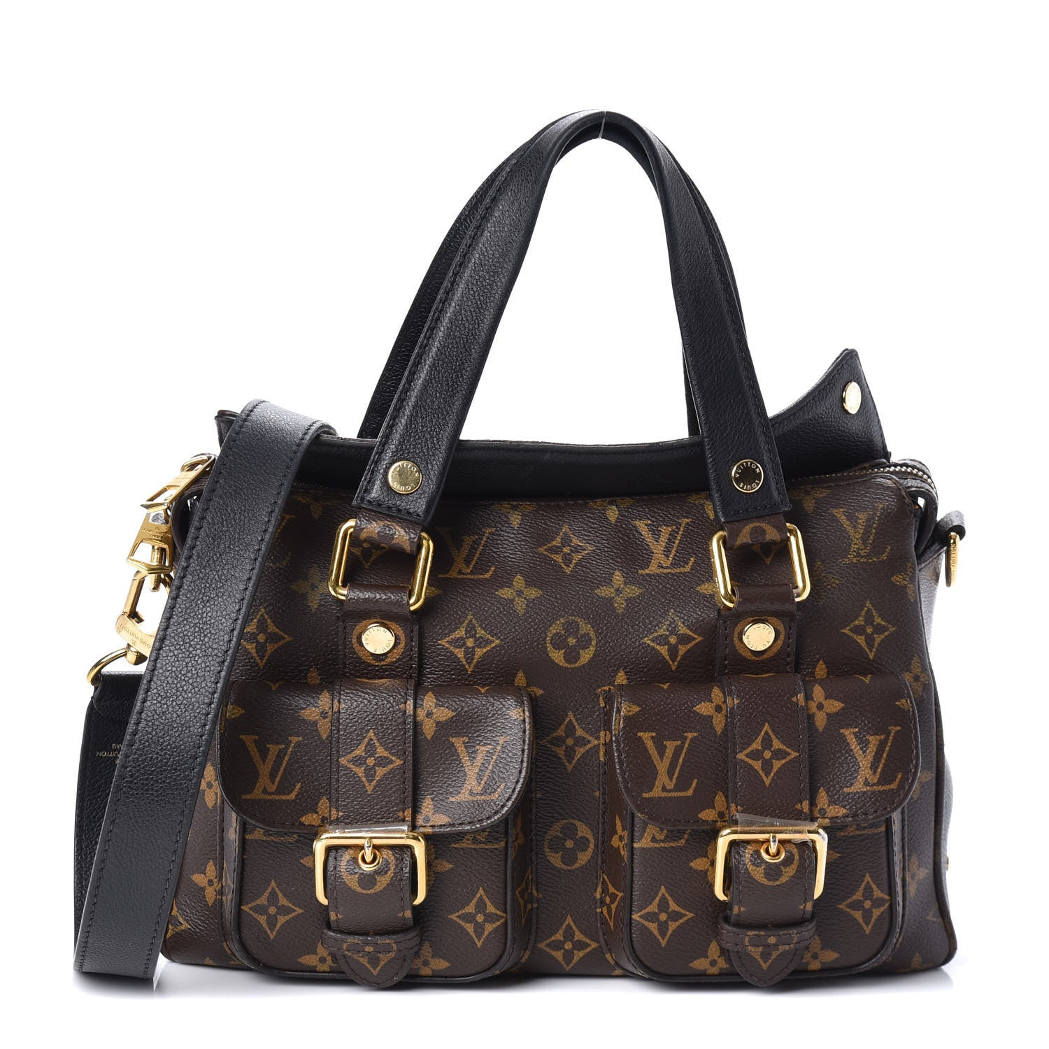 Louis Vuitton Monogram Manhattan NM Black 1 of 13
