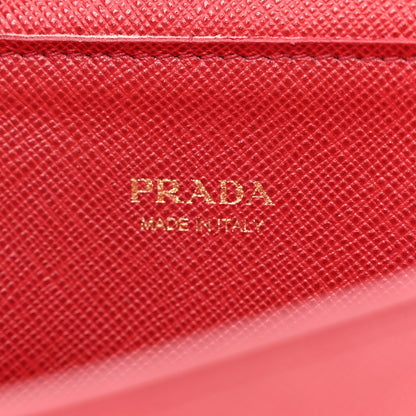 Prada Saffiano Metal Oro Phone Case Rosso 7 of 16