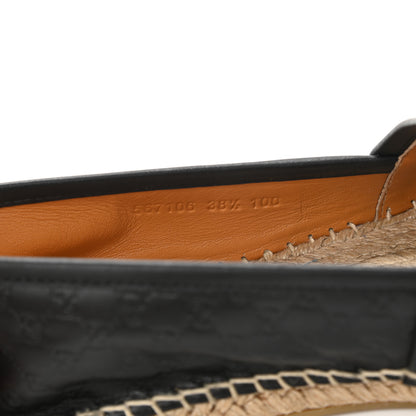 Gucci Microguccissima Signature Espadrilles 38.5 Black 8 of 11