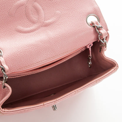 Chanel Caviar Quilted Mini Square Flap Pink 5 of 7