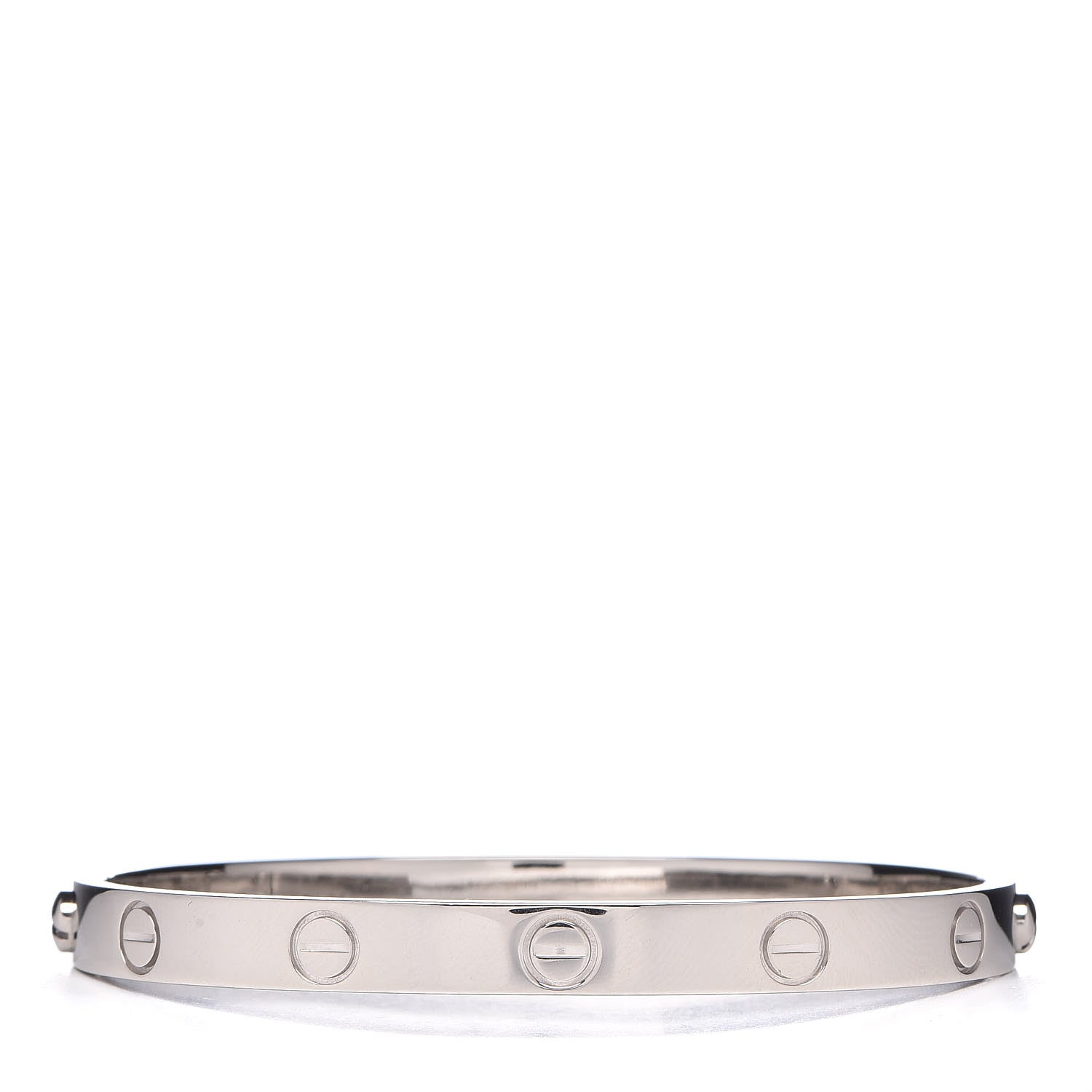 Cartier Platinum LOVE Bracelet 17 3 of 7