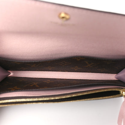 Louis Vuitton Monogram Emilie Wallet Rose Ballerine 5 of 9