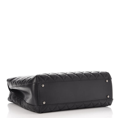 Chanel Caviar Quilted City Shopping Tote Black 4 of 8