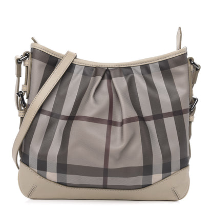 Burberry Smoked Check Hartham Shoulder Bag Trench 1 of 10