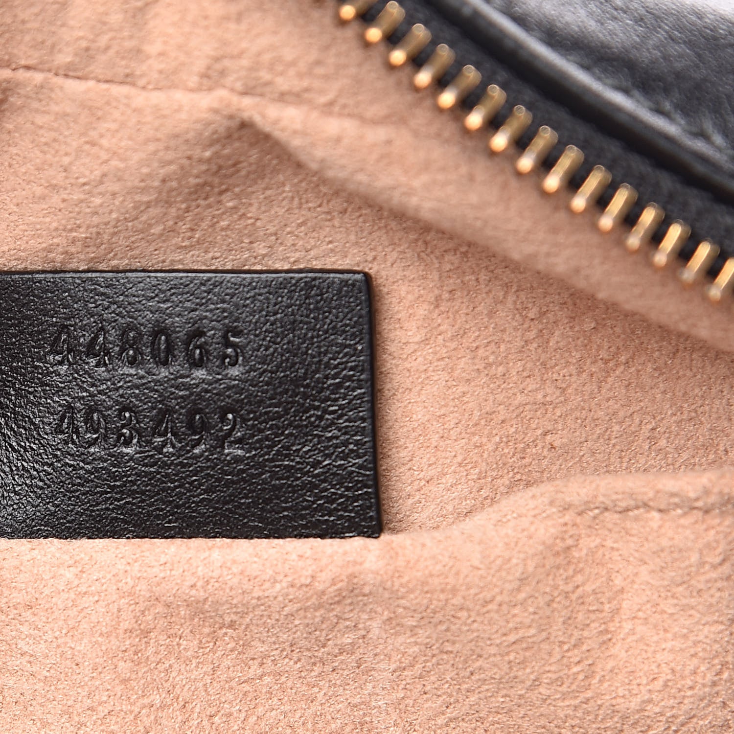 Gucci Calfskin Matelasse Mini GG Marmont Chain Shoulder Bag Black 7 of 11