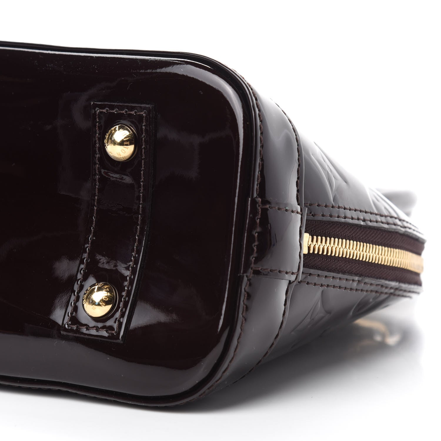 Louis Vuitton Vernis Alma BB Amarante 7 of 10