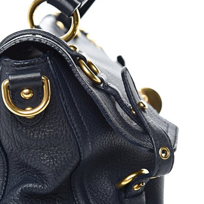 Miu Miu Cervo East-West Flap Satchel Blue 22 of 24