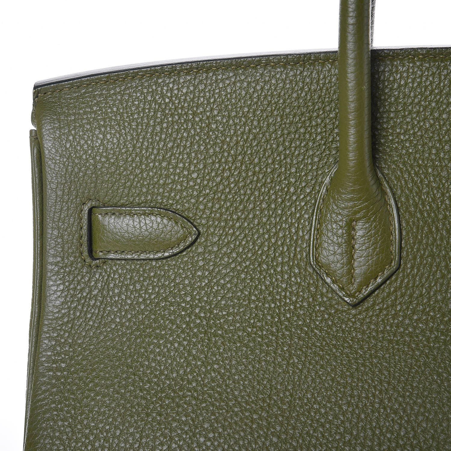 Hermes Togo Birkin 35 Vert Veronese 20 of 37