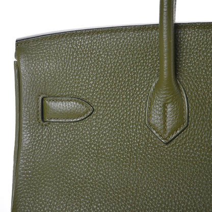 Hermes Togo Birkin 35 Vert Veronese 20 of 37