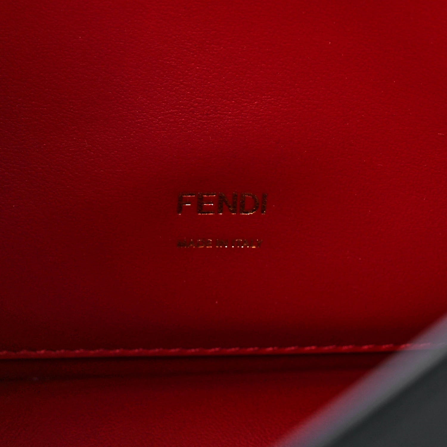 Fendi Vitello Grace Matte Kan U Shoulder Bag Black 6 of 16