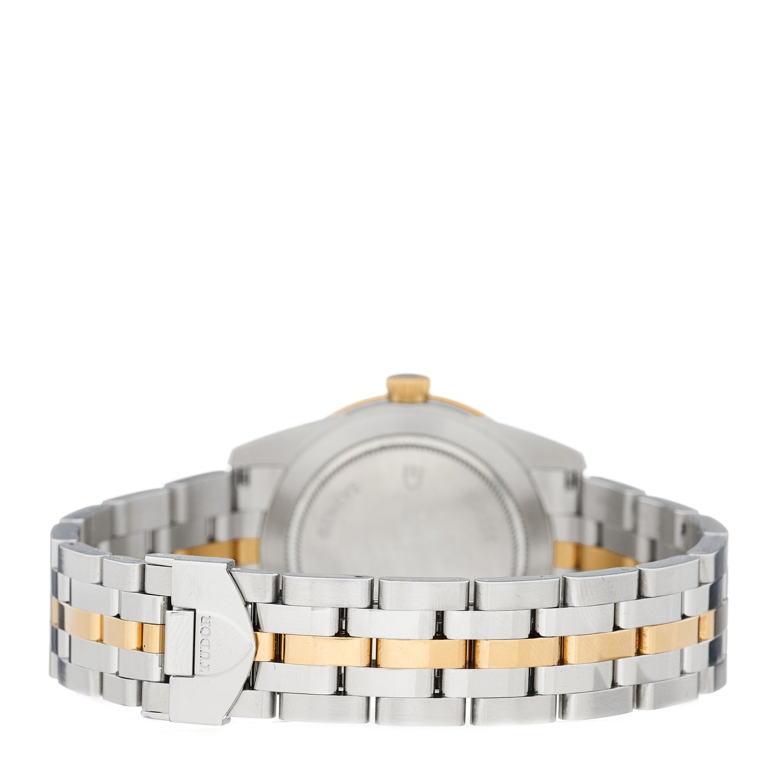 TUDOR Stainless Steel 18K Yellow Gold 36mm Glamour Date Automatic Watch Champagne 55003 3 of 5