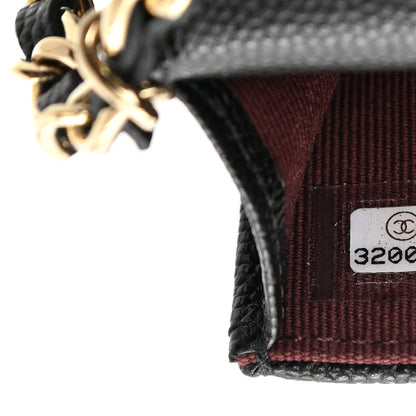 Chanel Caviar Quilted Mini Chain Bag Black 8 of 12