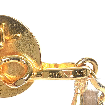 Chanel Lambskin Chain CC Medallion Belt Beige Gold 6 of 7
