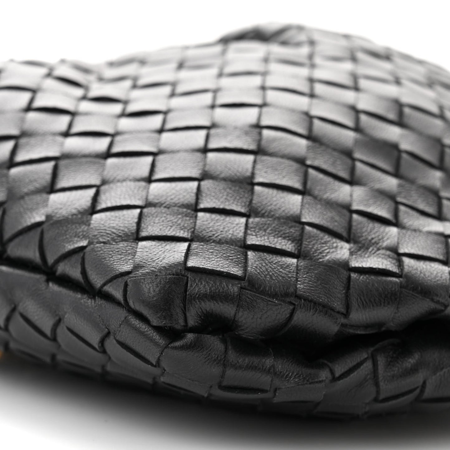 BOTTEGA VENETA Nappa Intrecciato Mini Bulb Black
