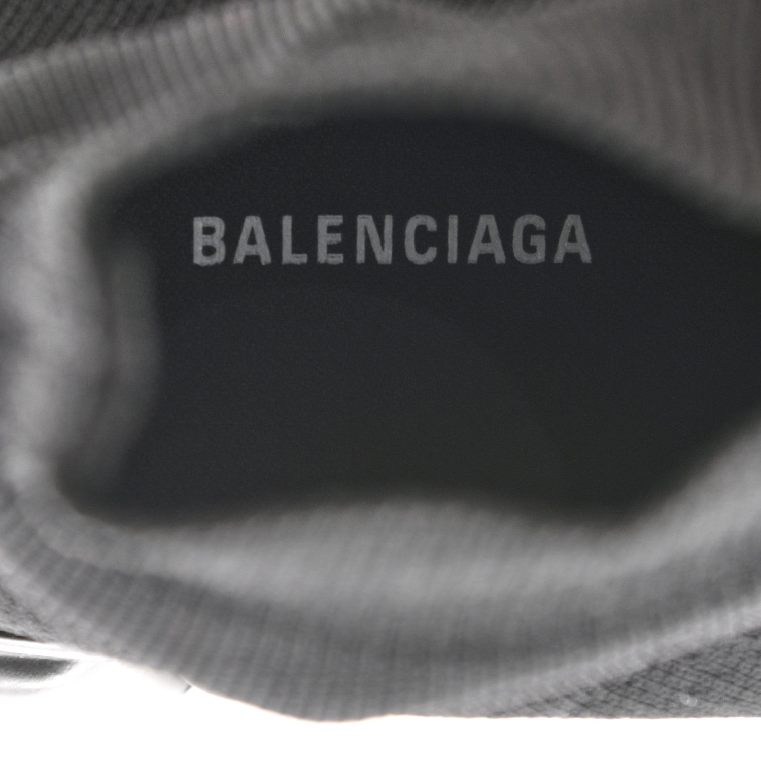 Balenciaga Neoprene Knit Womens Speed Graffiti Sneakers 36 Black White 7 of 10