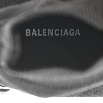 Balenciaga Neoprene Knit Womens Speed Graffiti Sneakers 36 Black White 7 of 10