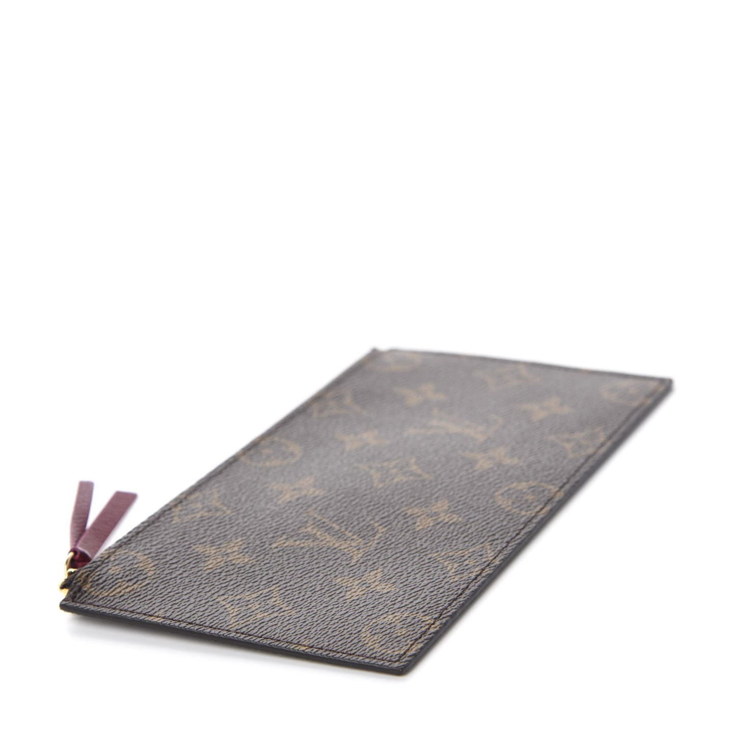 Monogram Felicie Chain Wallet Zippered Insert Fuchsia