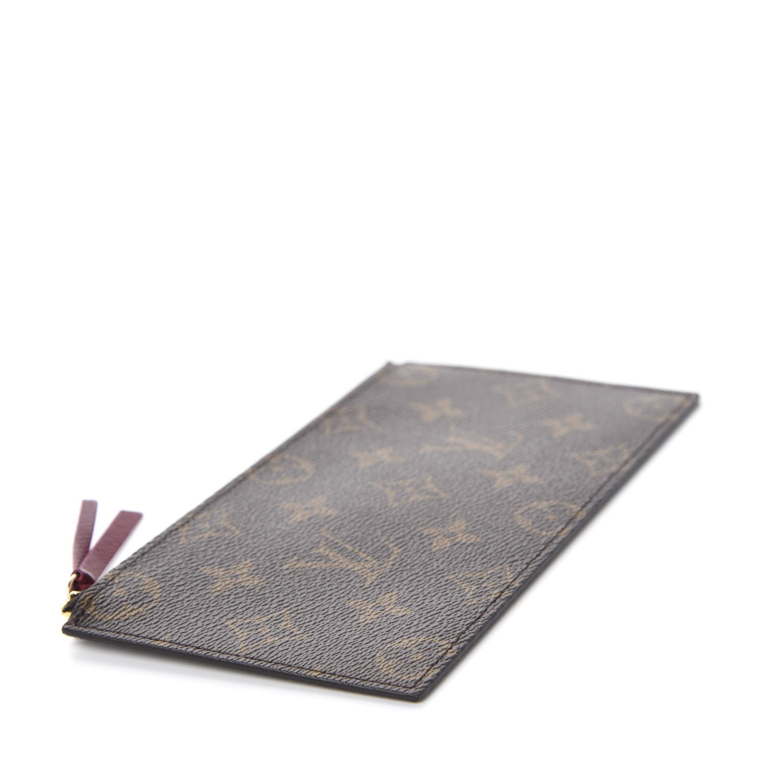 Louis Vuitton Monogram Felicie Chain Wallet Zippered Insert Fuchsia 4 of 6