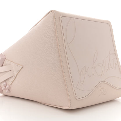 Christian Louboutin Calfskin Spiked Mini Cabachic Mini Bucket Bag Leche 9 of 10