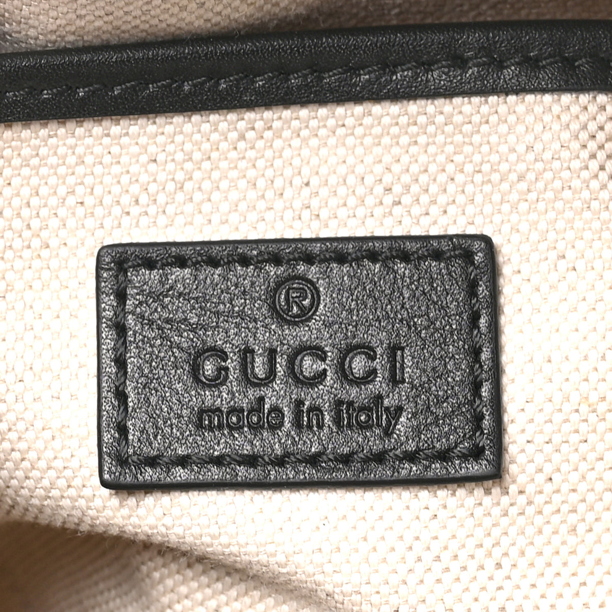 Gucci Sakai Be Green Calfskin Diagonal Stitched Small Blondie Shoulder Bag Black 22 of 28