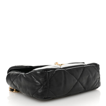 Chanel Lambskin Quilted Medium Chanel 19 Flap Black 4 of 10