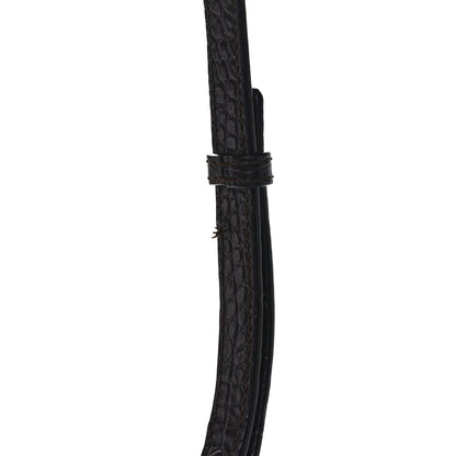 Saint Laurent Calfskin Crocodile Embossed Nano Sac De Jour Bordeaux 11 of 11