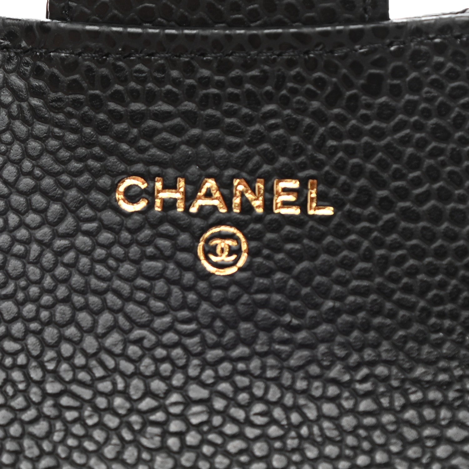 Chanel Caviar Quilted Flap Card Holder Wallet Black 6 of 8