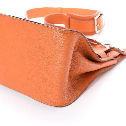 Hermes Taurillon Clemence Jypsiere 34 Orange 9 of 9