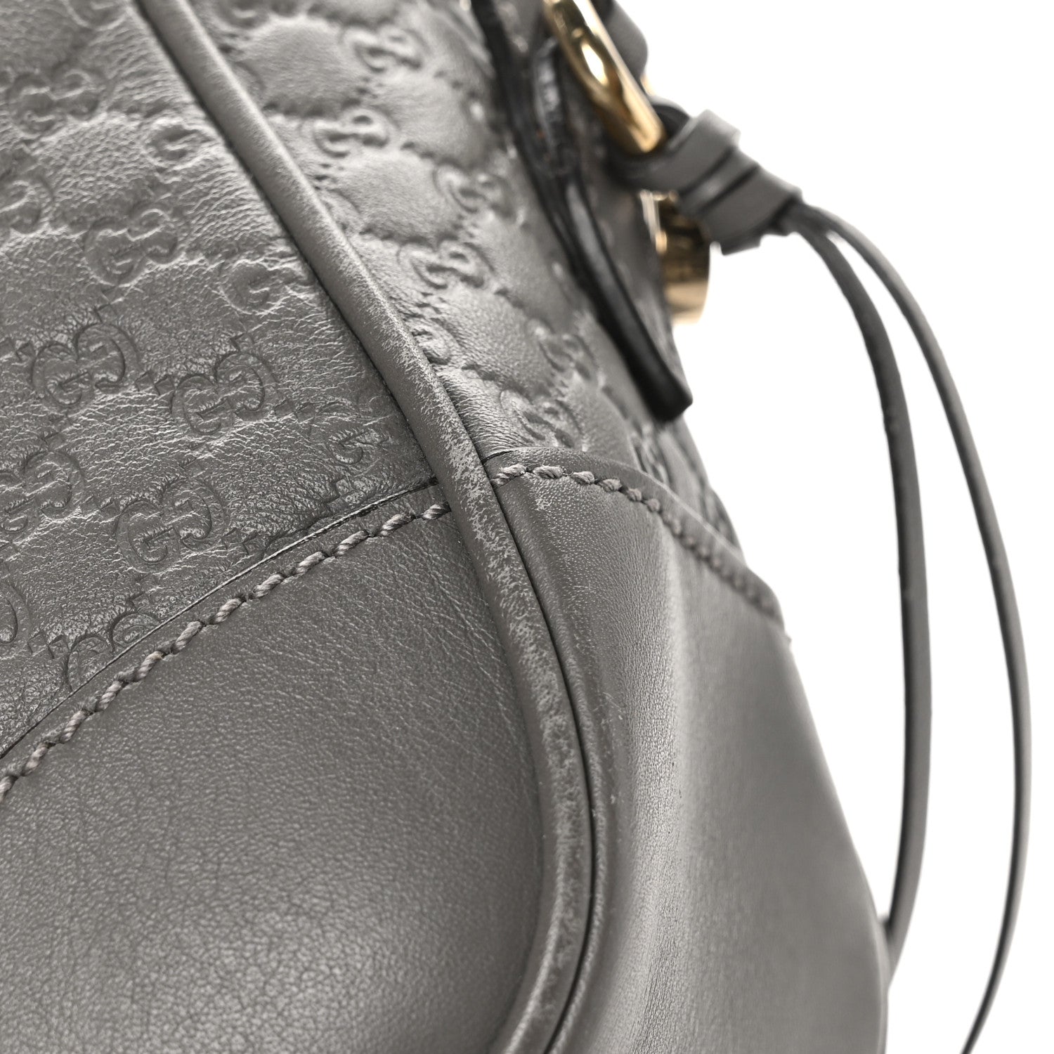 Gucci Microguccissima Mini Bree Messenger Bag Grey 11 of 11
