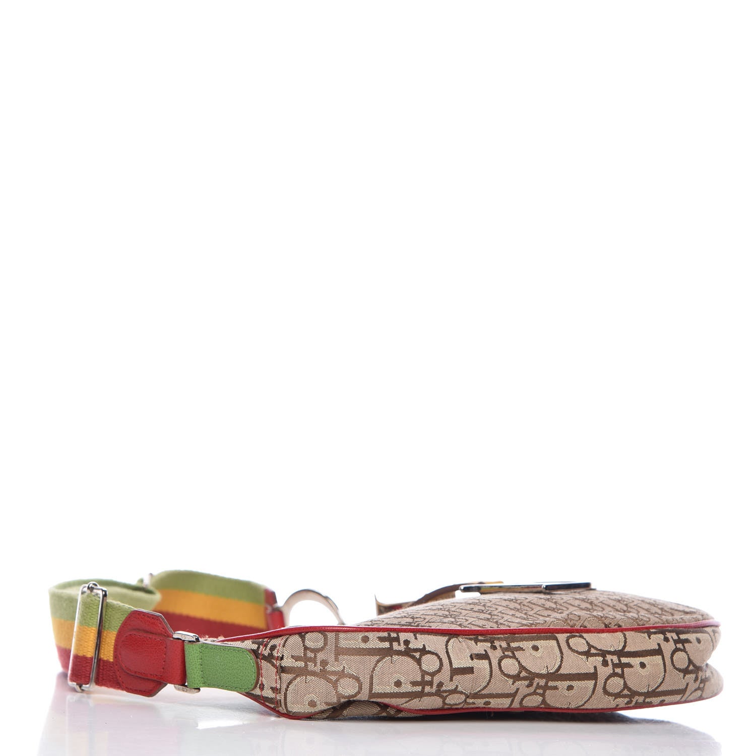 Christian Dior Monogram Rasta Saddle Pochette Beige 4 of 9