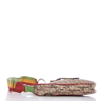Christian Dior Monogram Rasta Saddle Pochette Beige 4 of 9