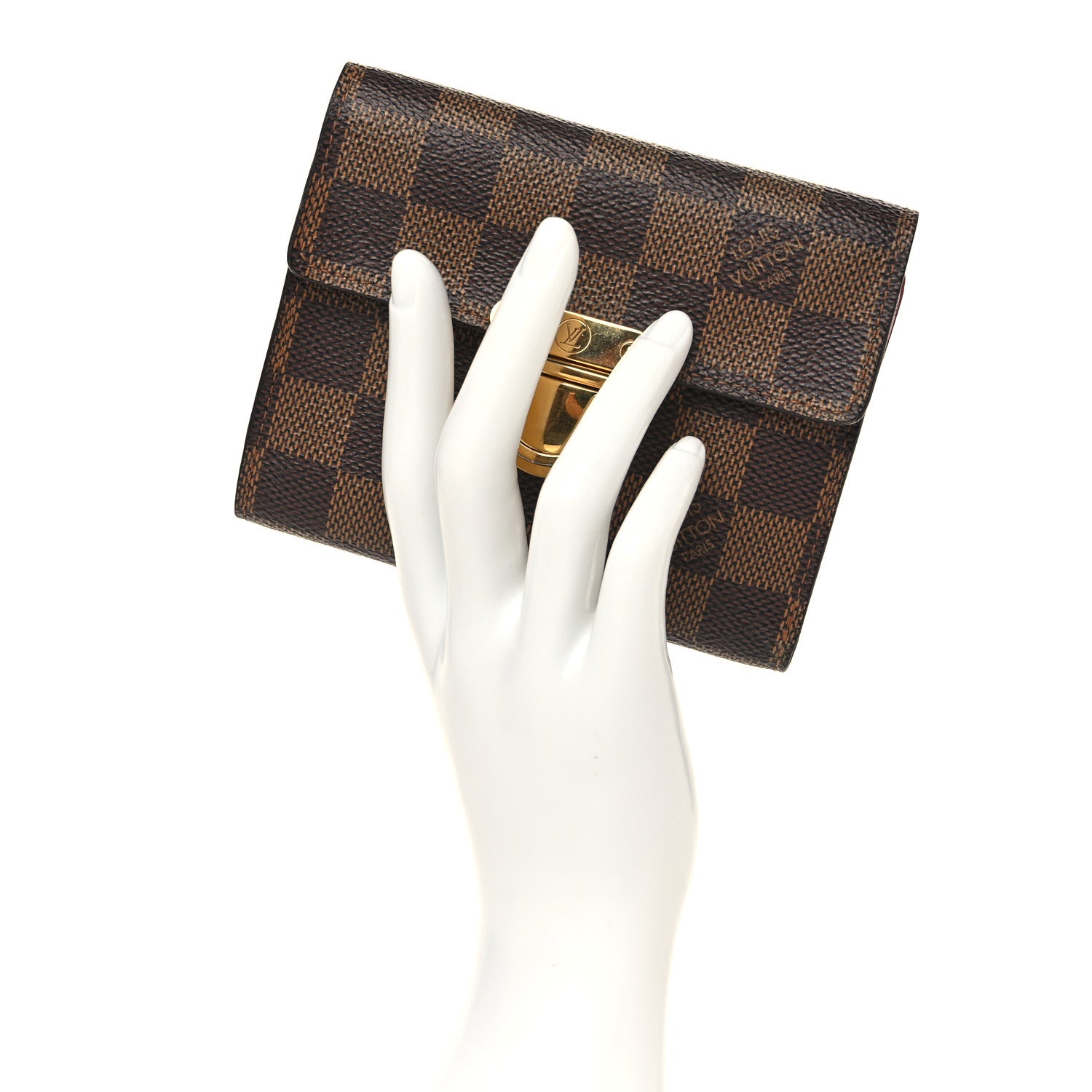 Louis Vuitton Damier Ebene Koala Compact Wallet 2 of 6