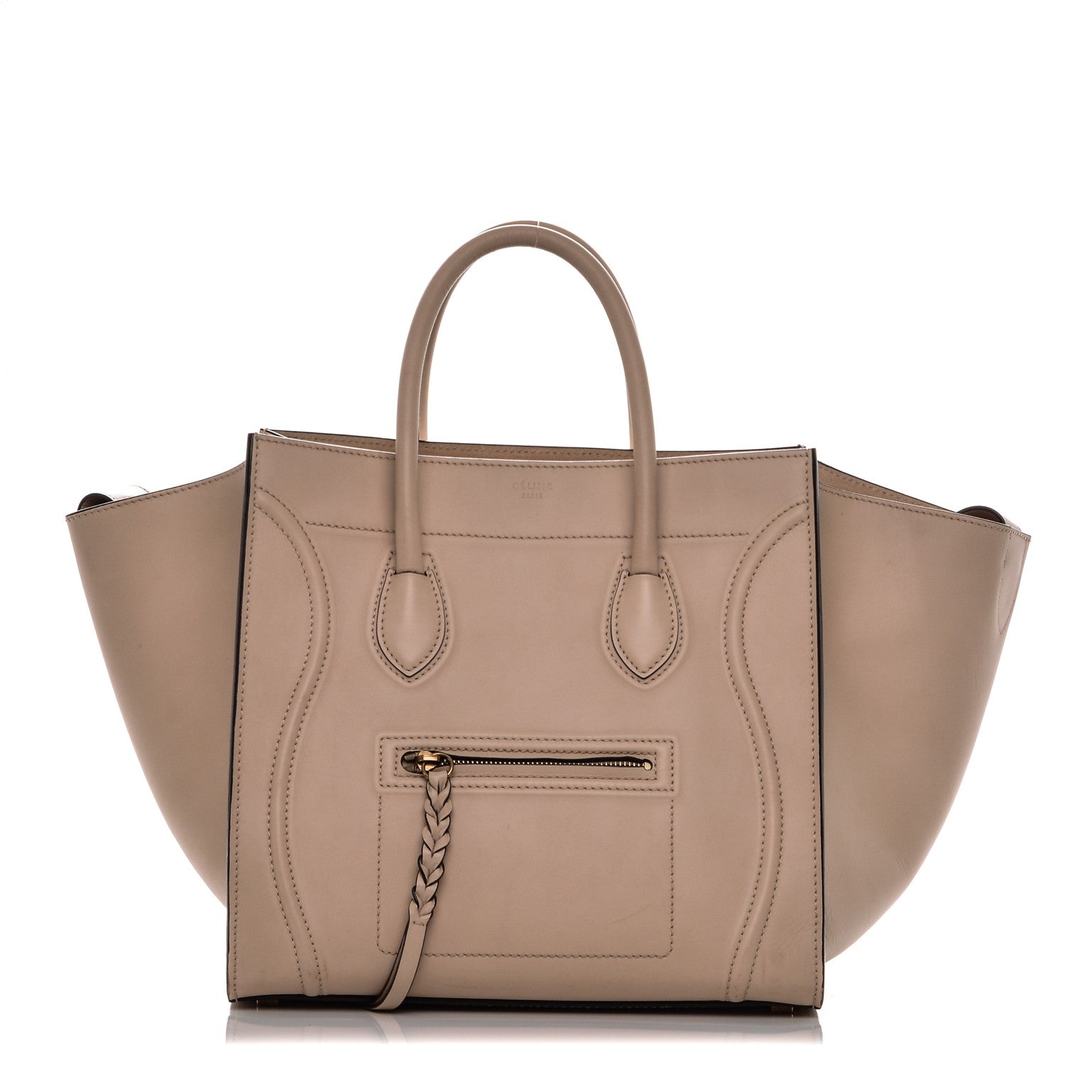Celine Natural Calfskin Medium Phantom Luggage Sand 1 of 10