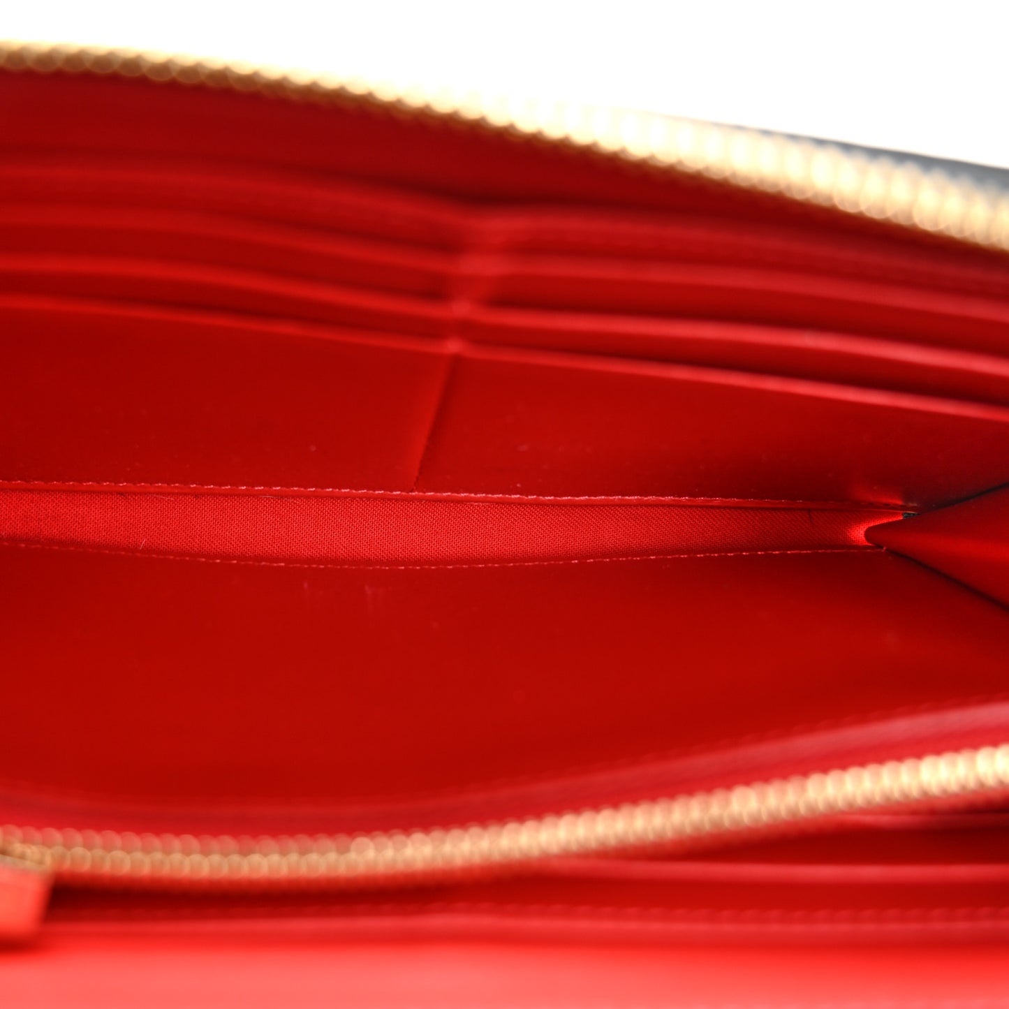 Calfskin Panettone Zip Around Wallet Black