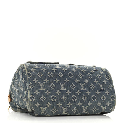 Louis Vuitton Monogram Denim Neo Speedy Blue 3 of 12