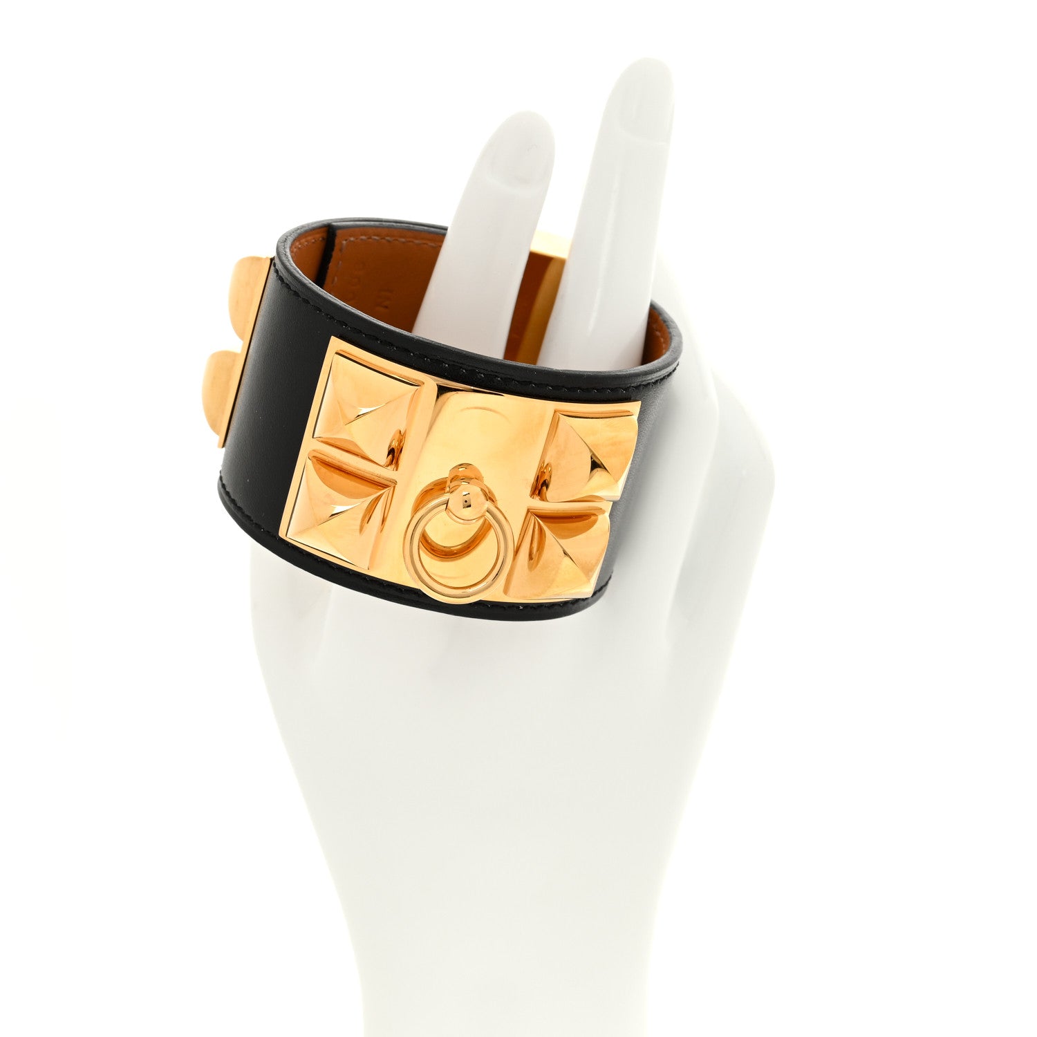 Hermes Box Collier de Chien CDC Bracelet T2 Black 2 of 5