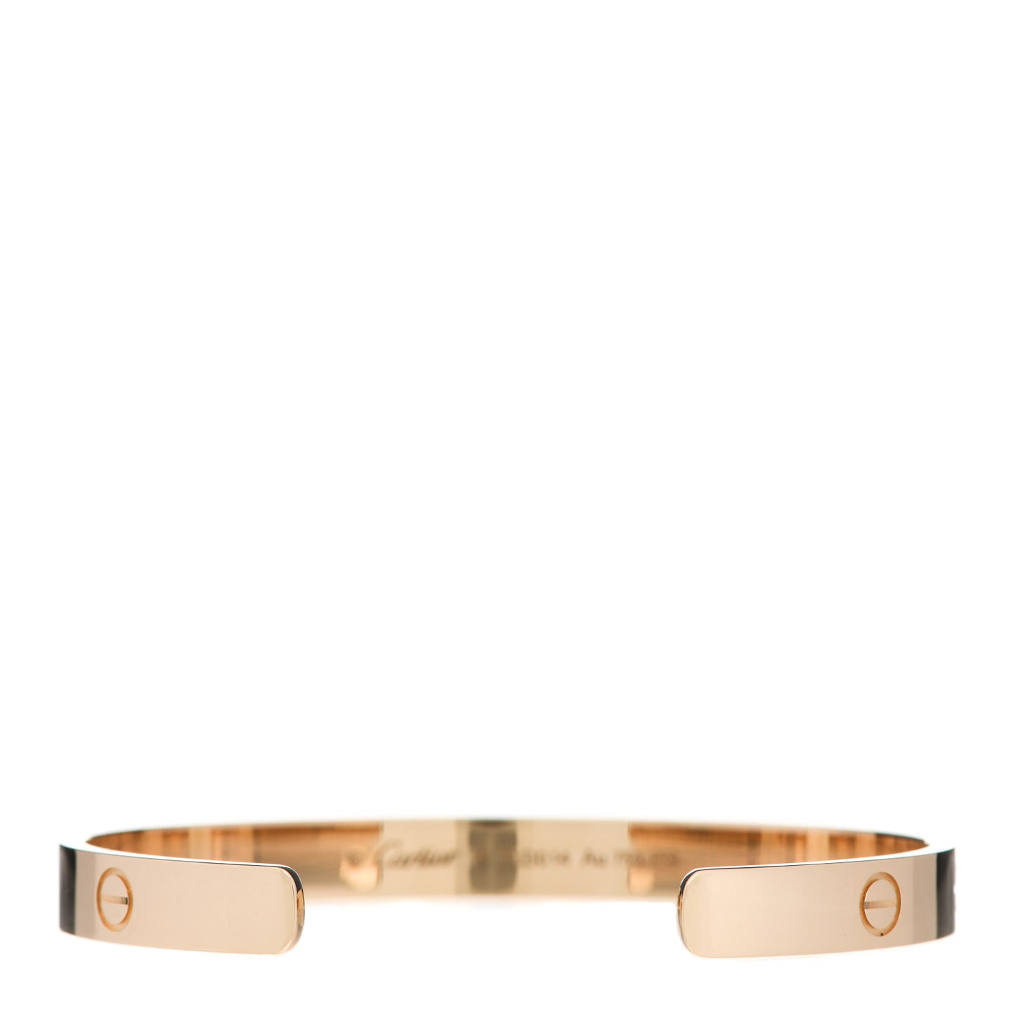 18K Yellow Gold LOVE Cuff Bracelet 18