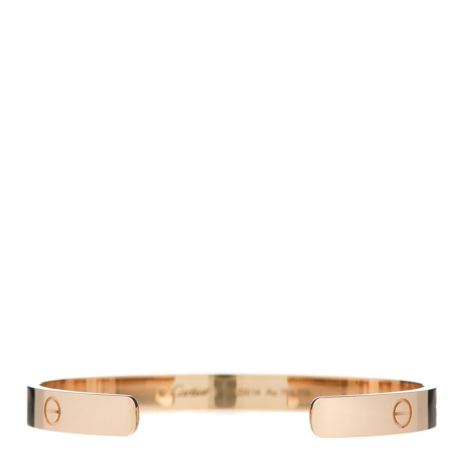 Cartier 18K Yellow Gold LOVE Cuff Bracelet 18 2 of 4
