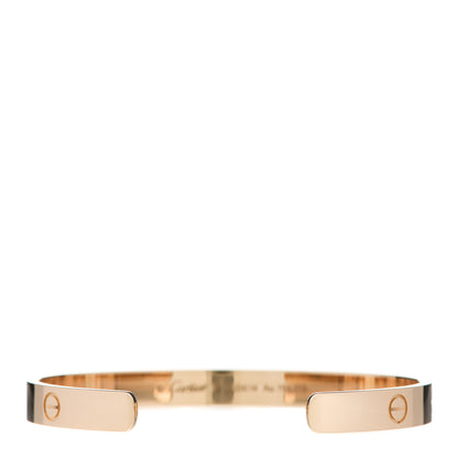 Cartier 18K Yellow Gold LOVE Cuff Bracelet 18 2 of 4
