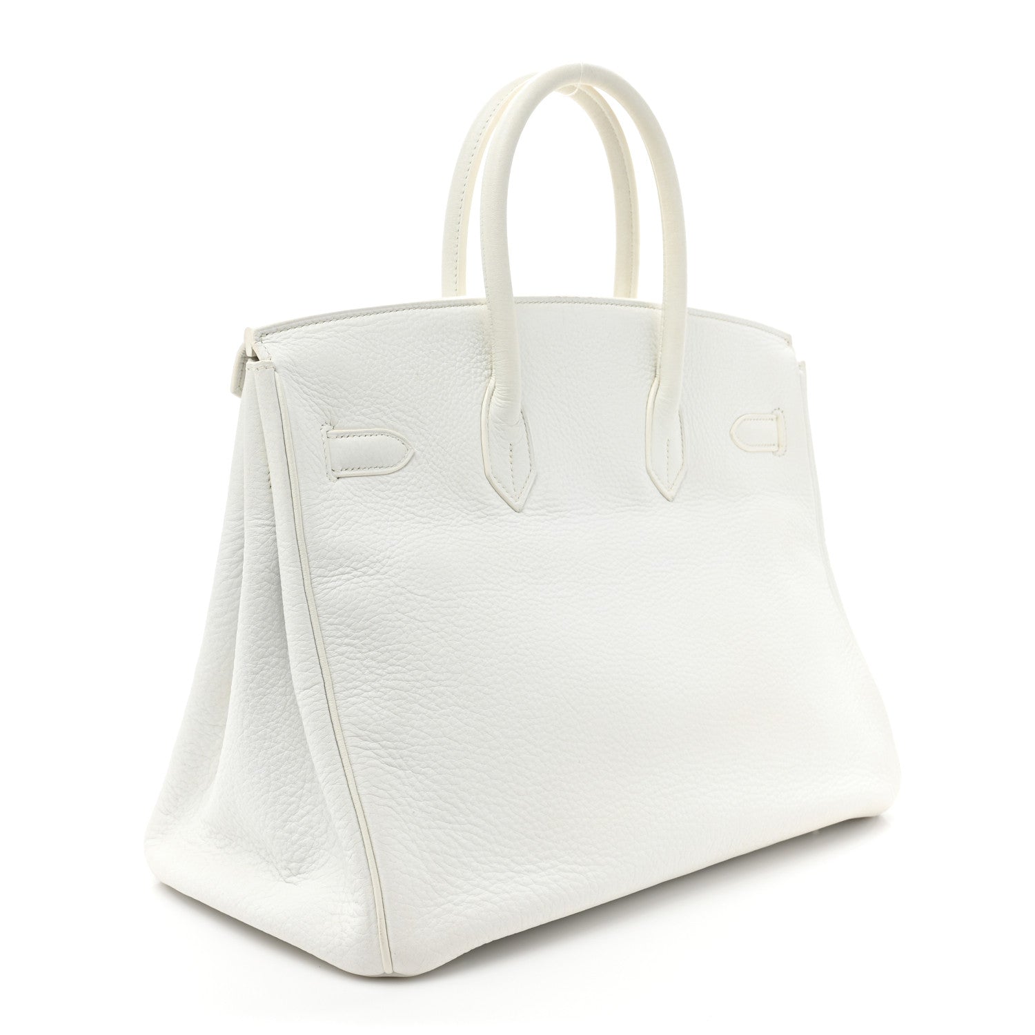 Hermes Taurillon Clemence BIRKIN 35 White 3 of 12