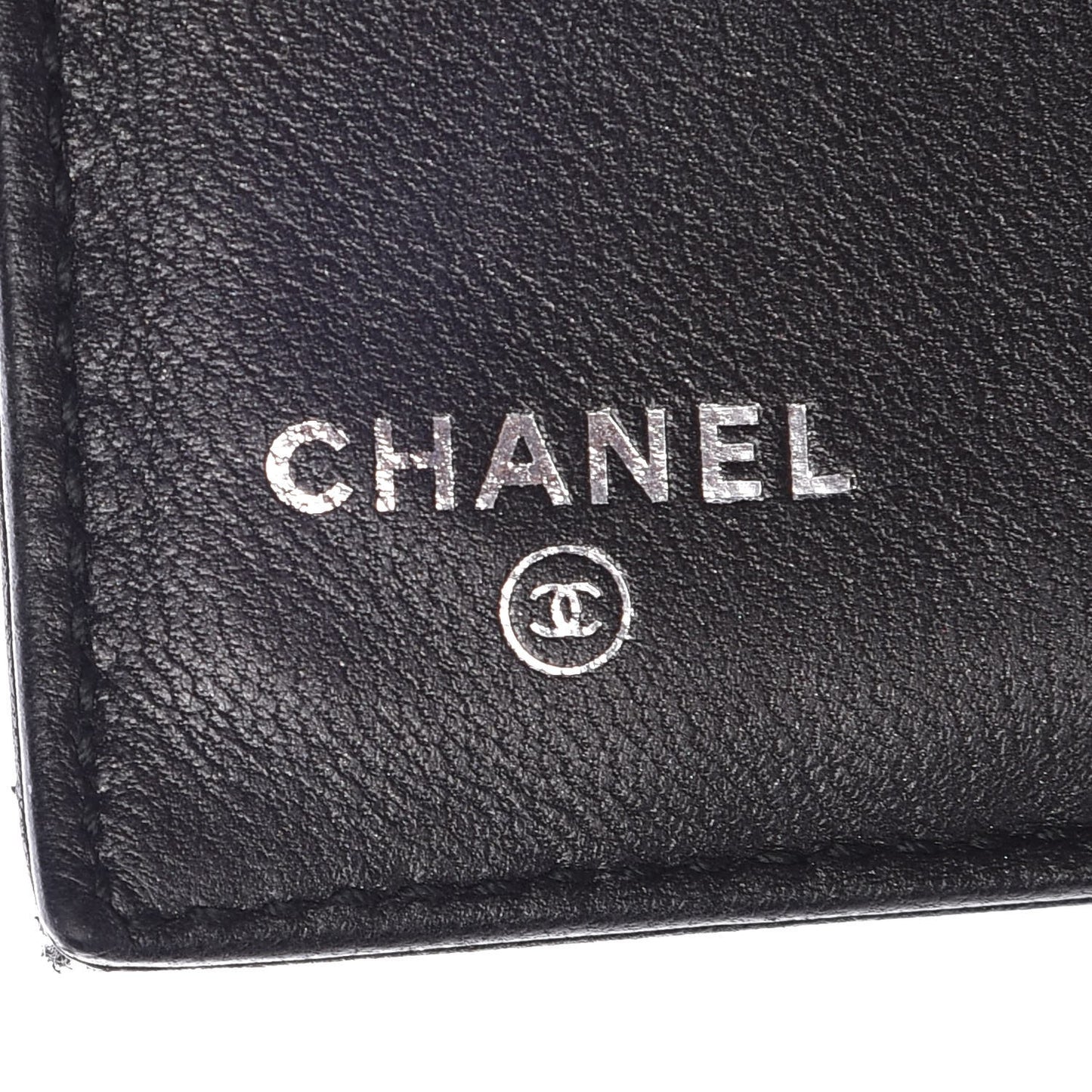 Lambskin CC Double Sided Wallet Black