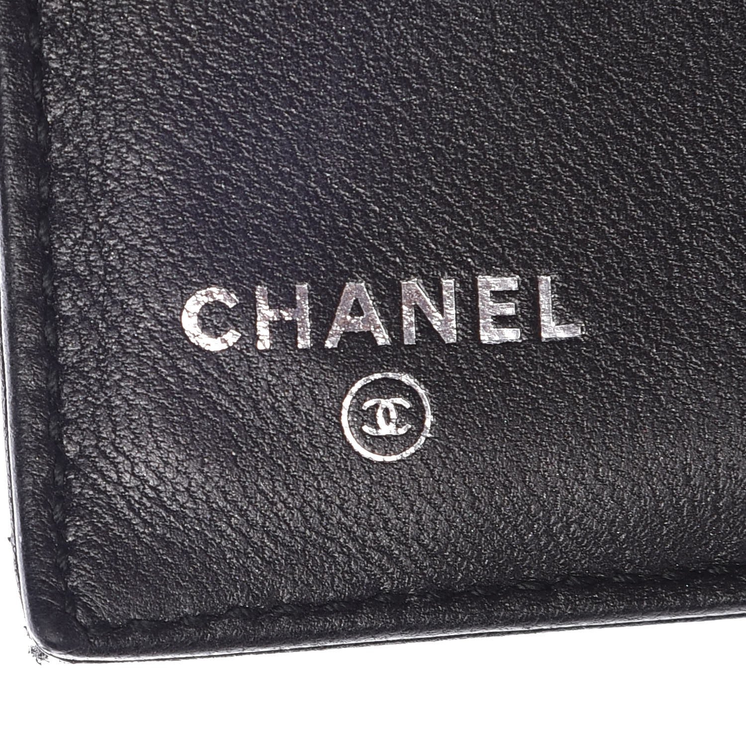Chanel Lambskin CC Double Sided Wallet Black 6 of 12