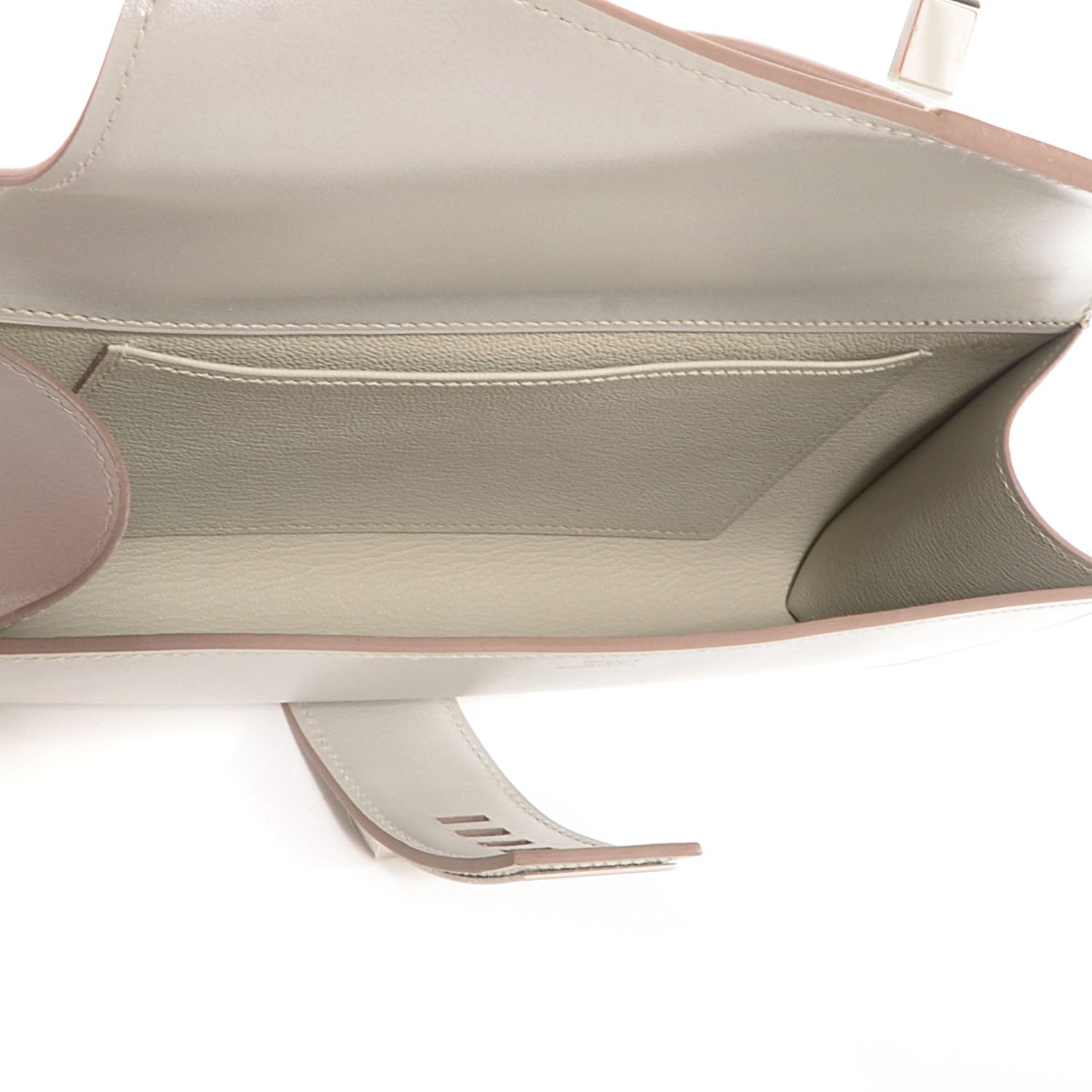 Hermes Tadelakt Medor Clutch 23 Gris Perle 6 of 10
