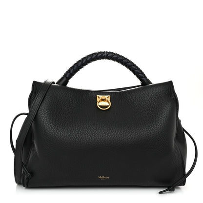 Mulberry Heavy Grain Iris Tote Black 1 of 10