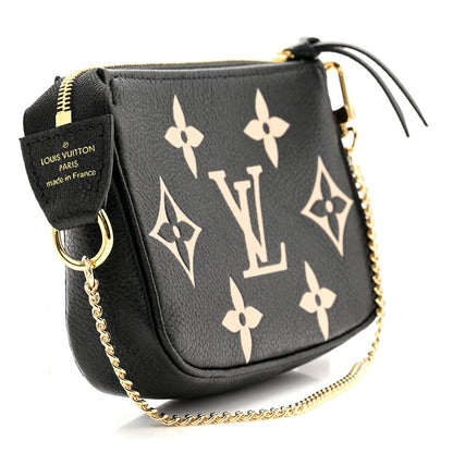 Louis Vuitton Empreinte Monogram Giant Mini Pochette Accessories Black 3 of 8