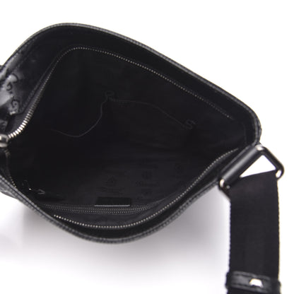 Gucci Imprime Monogram Small Flat Messenger Bag Black 5 of 10