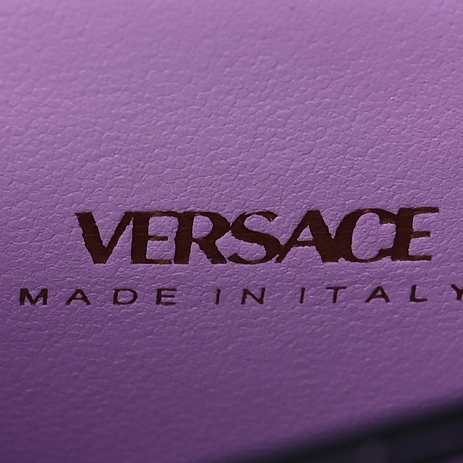 Versace Grained Calfskin La Medusa Shoulder Bag Lilac 5 of 6