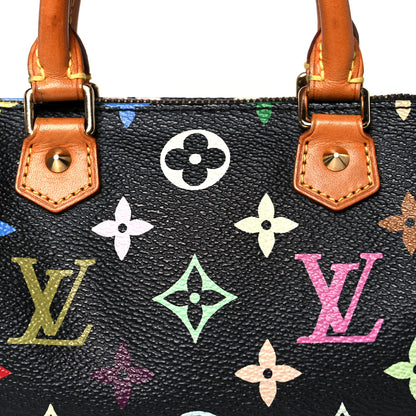 Louis Vuitton Monogram Multicolor Mini Sac HL Speedy Black 7 of 9