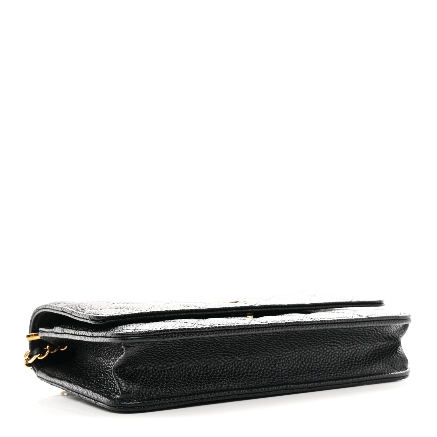 Chanel Caviar Quilted Wallet On Chain WOC Black 4 of 12