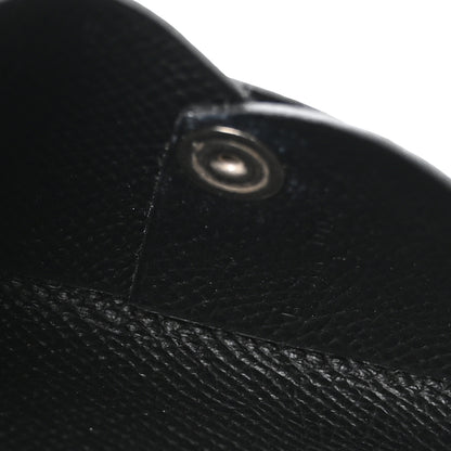 Hermes Epsom Calvi Card Case Black 5 of 8